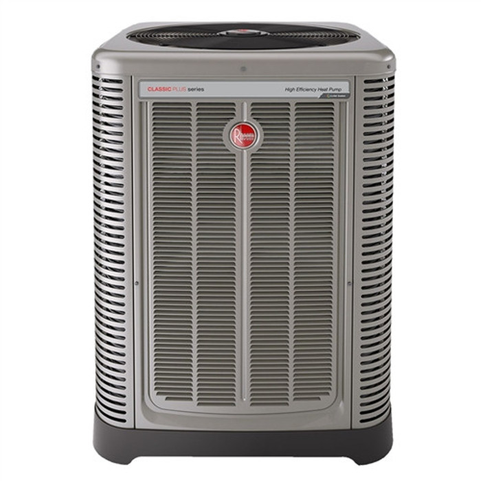 3 Ton 17 SEER Rheem Classic Plus EcoNet Enabled 3 Stage Heat Pump Condenser RP1736AJVCA