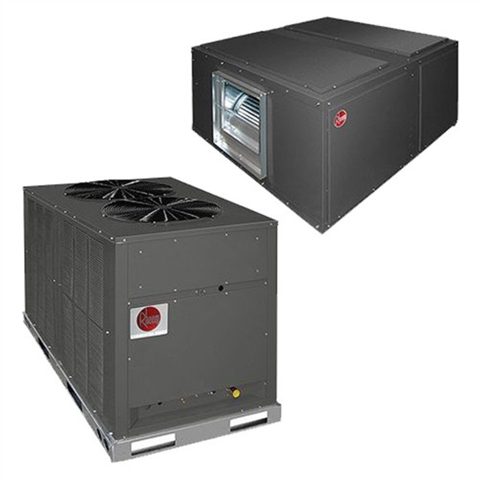 7.5 Ton Rheem Two-Stage Split Central Air System Three Phase RACL2090CBZ, RHCLA2090CAR (T)