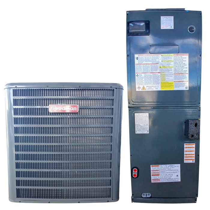4 Ton Goodman 14 SEER2 R32 A/C System GLXS4BA4810, AMST48CU1300