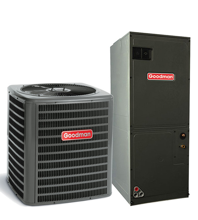 2.5 Ton Goodman 15.2 SEER2 R32 A/C System GLXS4BA3010, AMST36CU1300