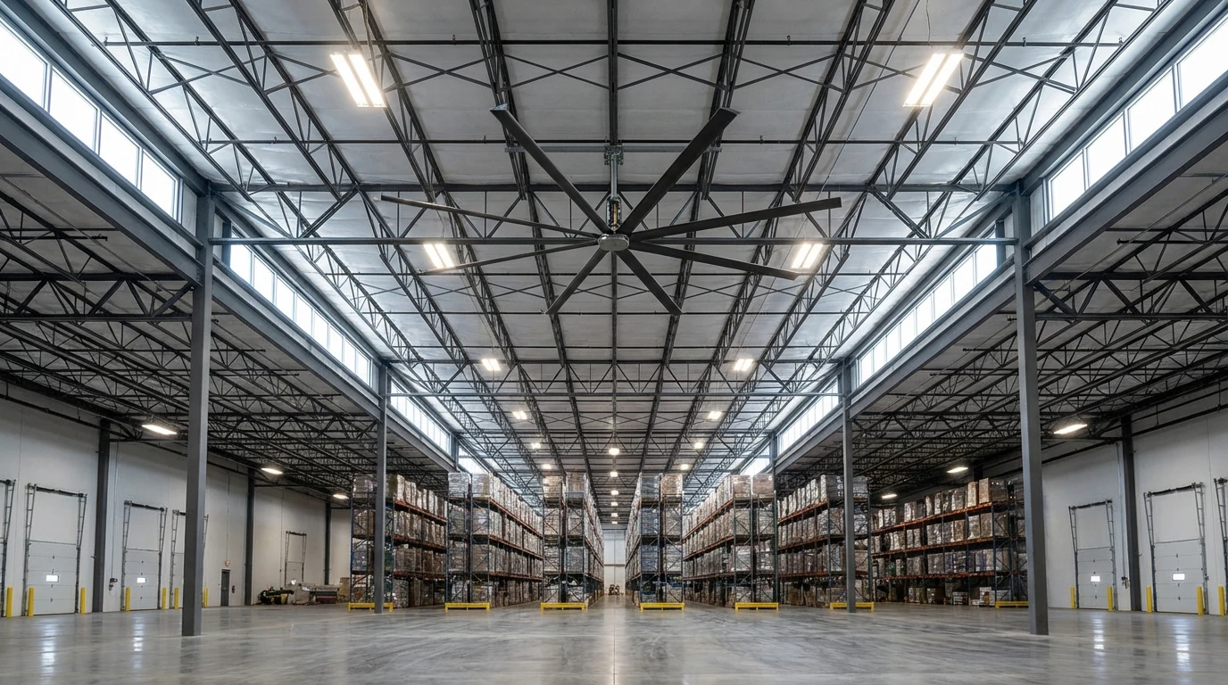 HVLS Fan Sizing Guide: Choose the Right Ceiling Fan