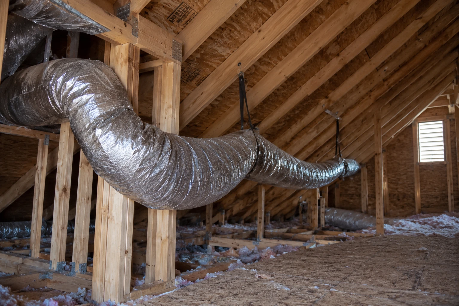 Flex Duct Installation Mistakes: Kinks, Sag and Compressed Insulation