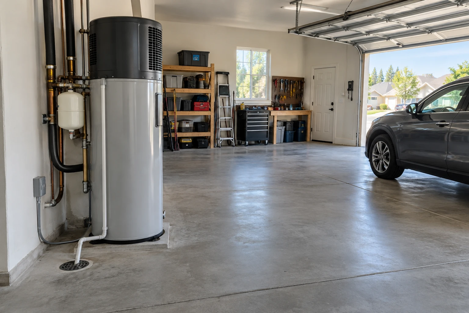 Hybrid Heat Pump Water Heater Placement: Garage, Basement or Utility Room?
