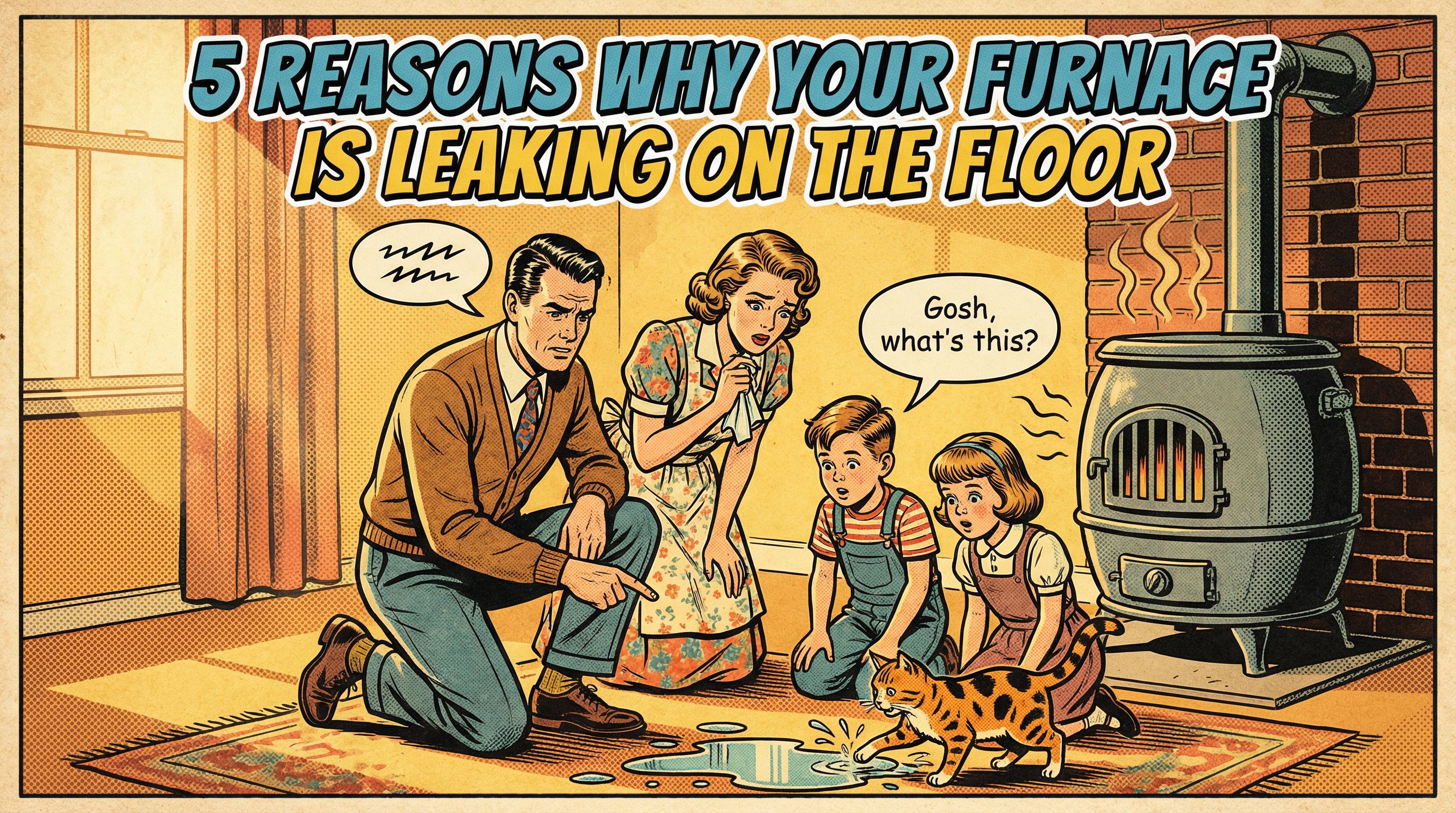 5 Reasons Why Your Furnace Is Leaking on the Floor