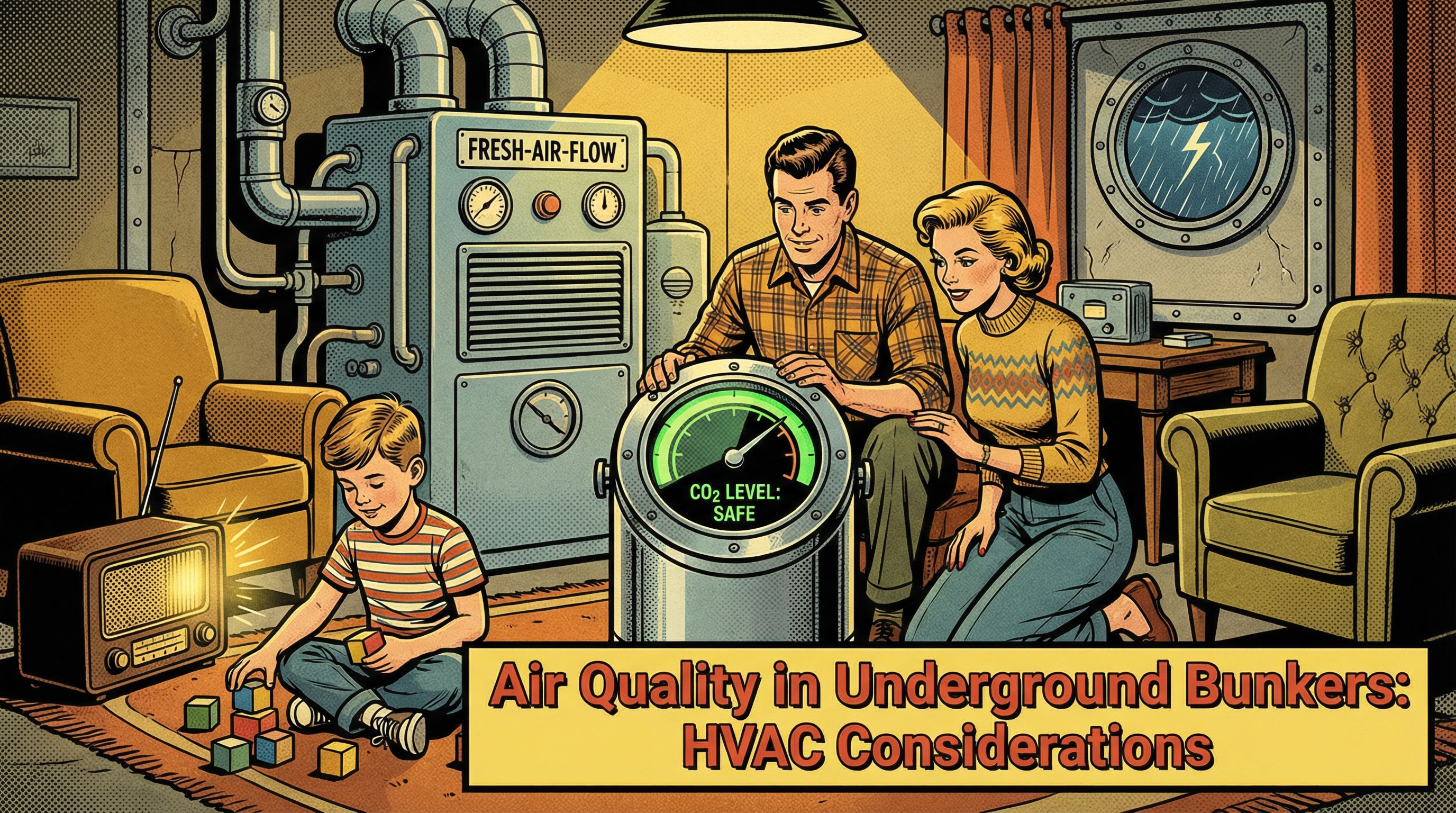 Air Quality in Underground Bunkers: HVAC Considerations