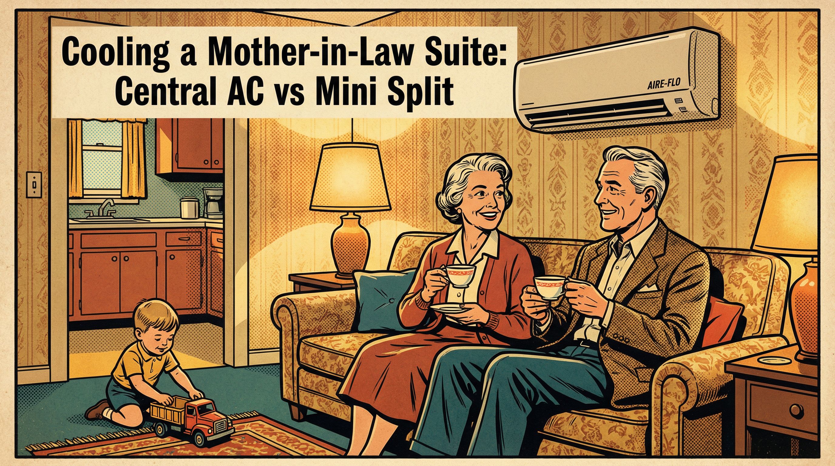 Cooling a Mother-in-Law Suite: Central AC vs Mini Split