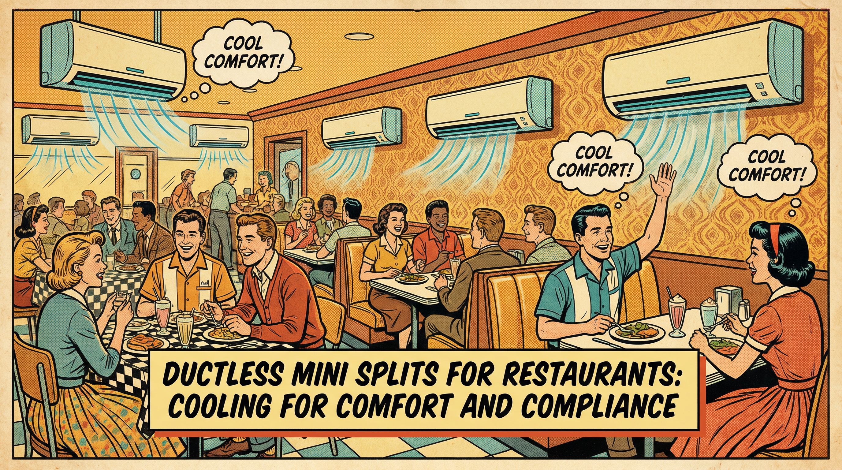 Ductless Mini Splits for Restaurants: Cooling & Compliance