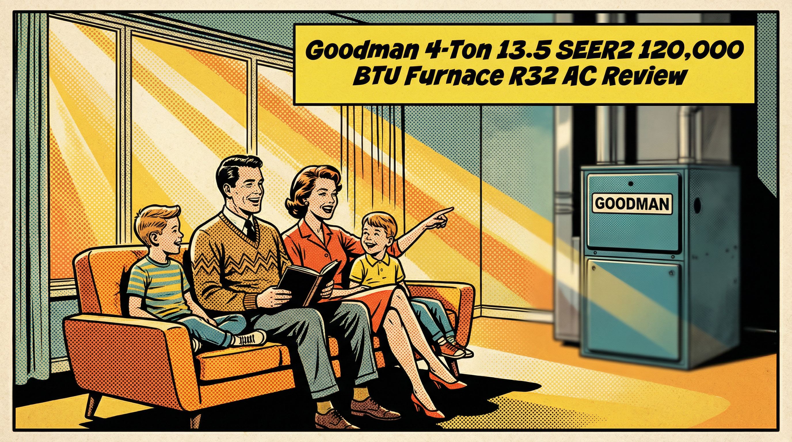 Goodman 4-Ton 13.5 SEER2 120,000 BTU Furnace R32 AC Review