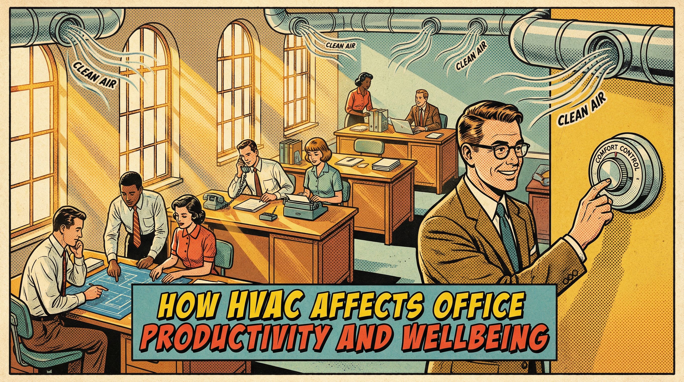 How HVAC Affects Office Productivity and Wellbeing - Tips