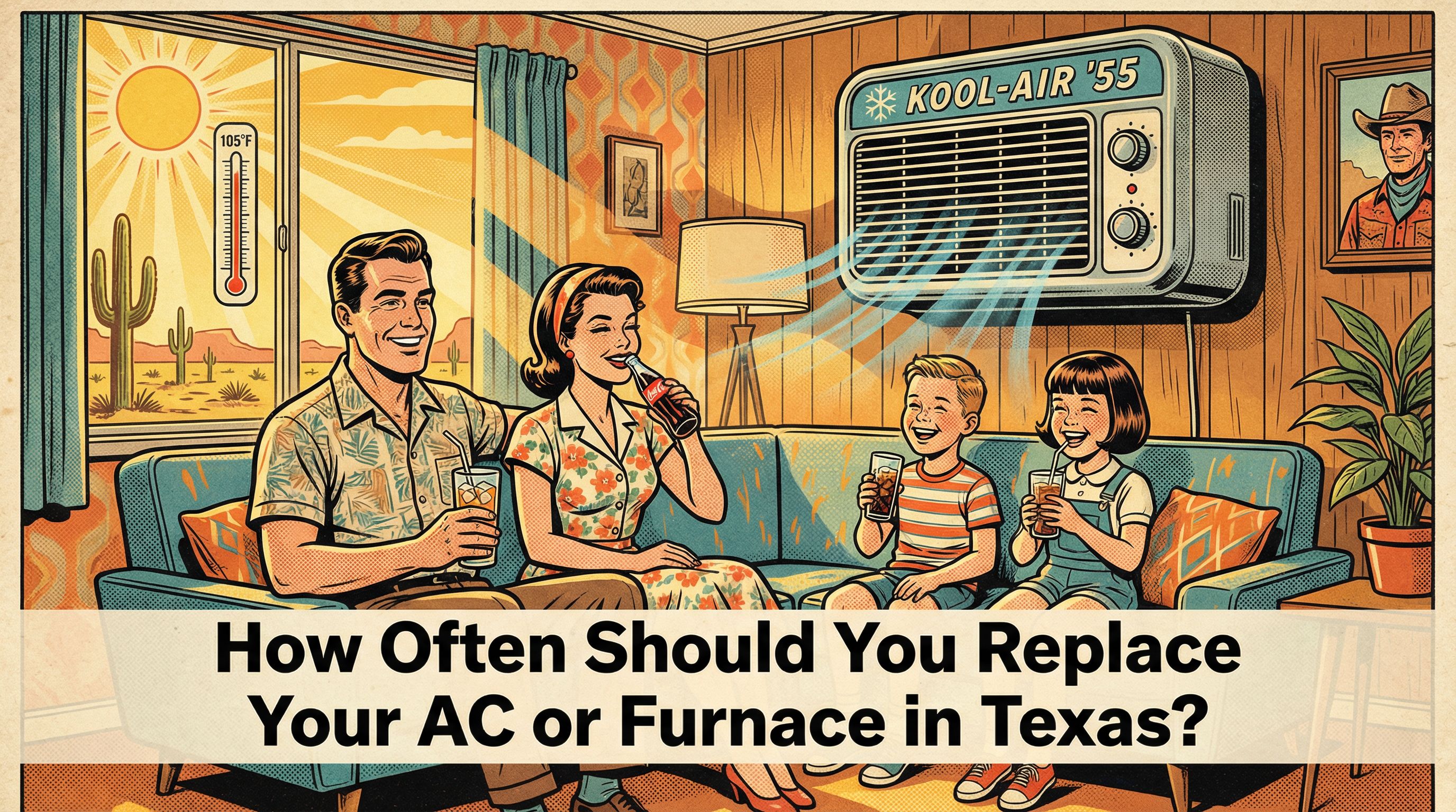 How Often Should You Replace Your AC or Furnace in Texas?