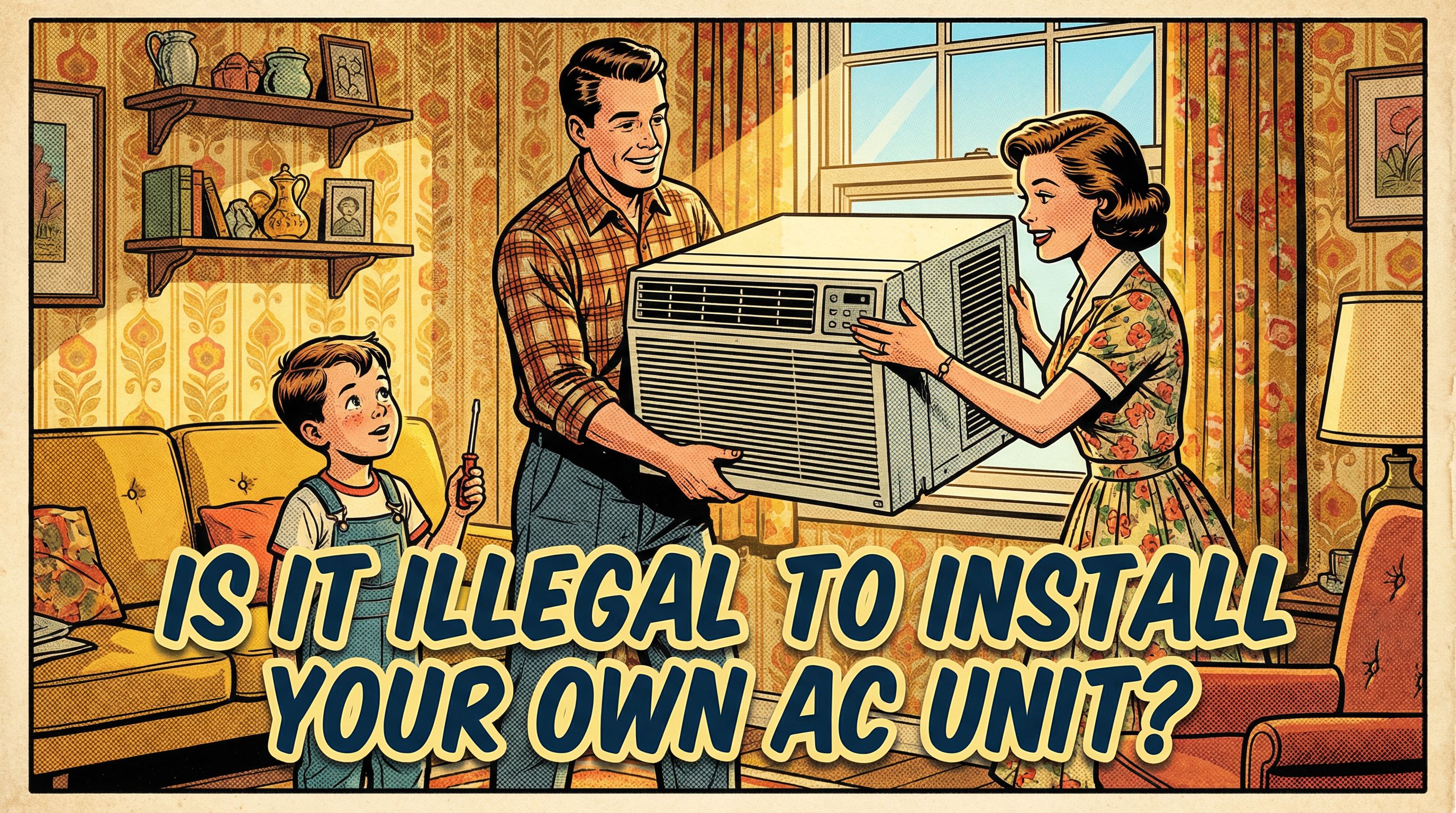 Is It Illegal to Install Your Own AC Unit? Local Rules