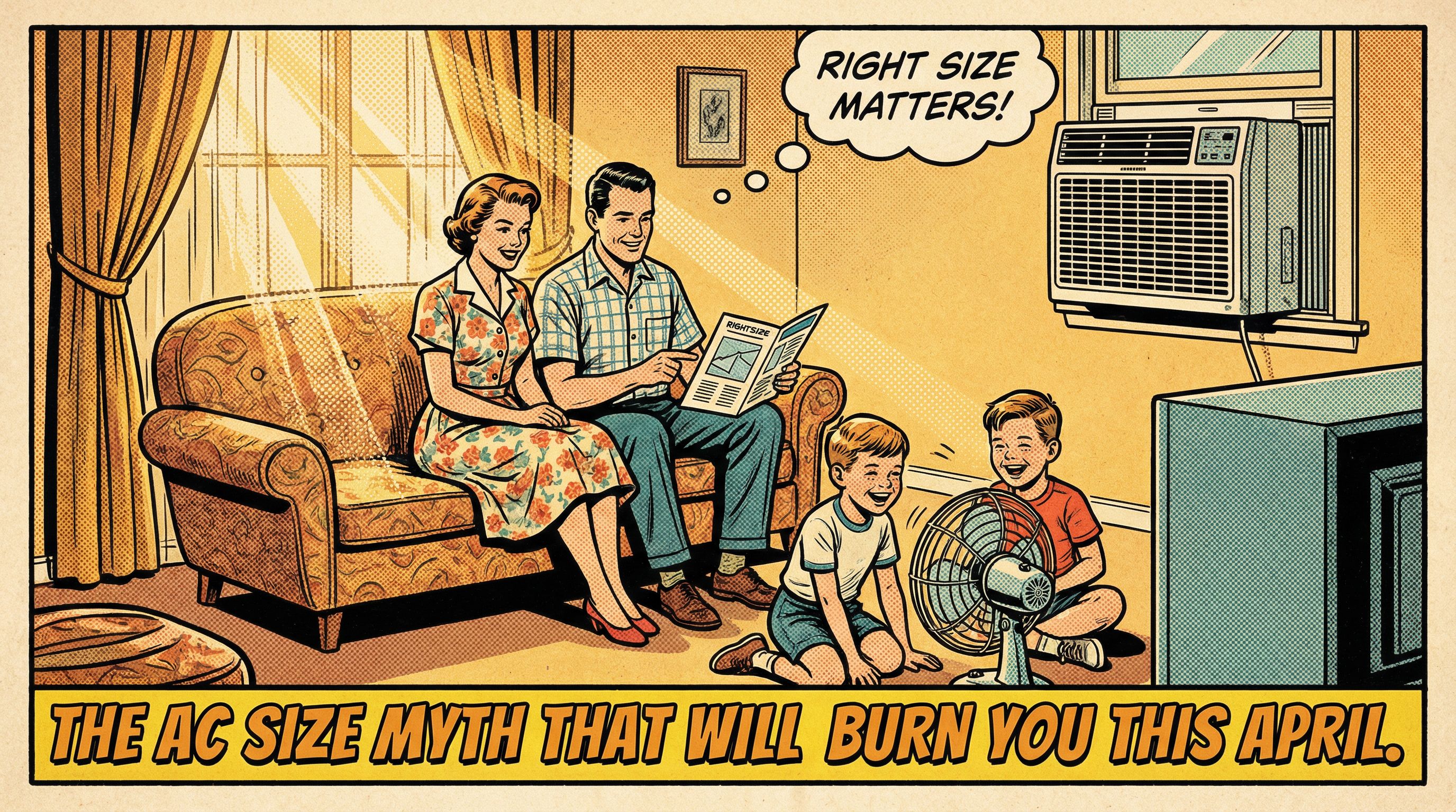 The AC Size Myth That Will Burn You This April: Save Energy