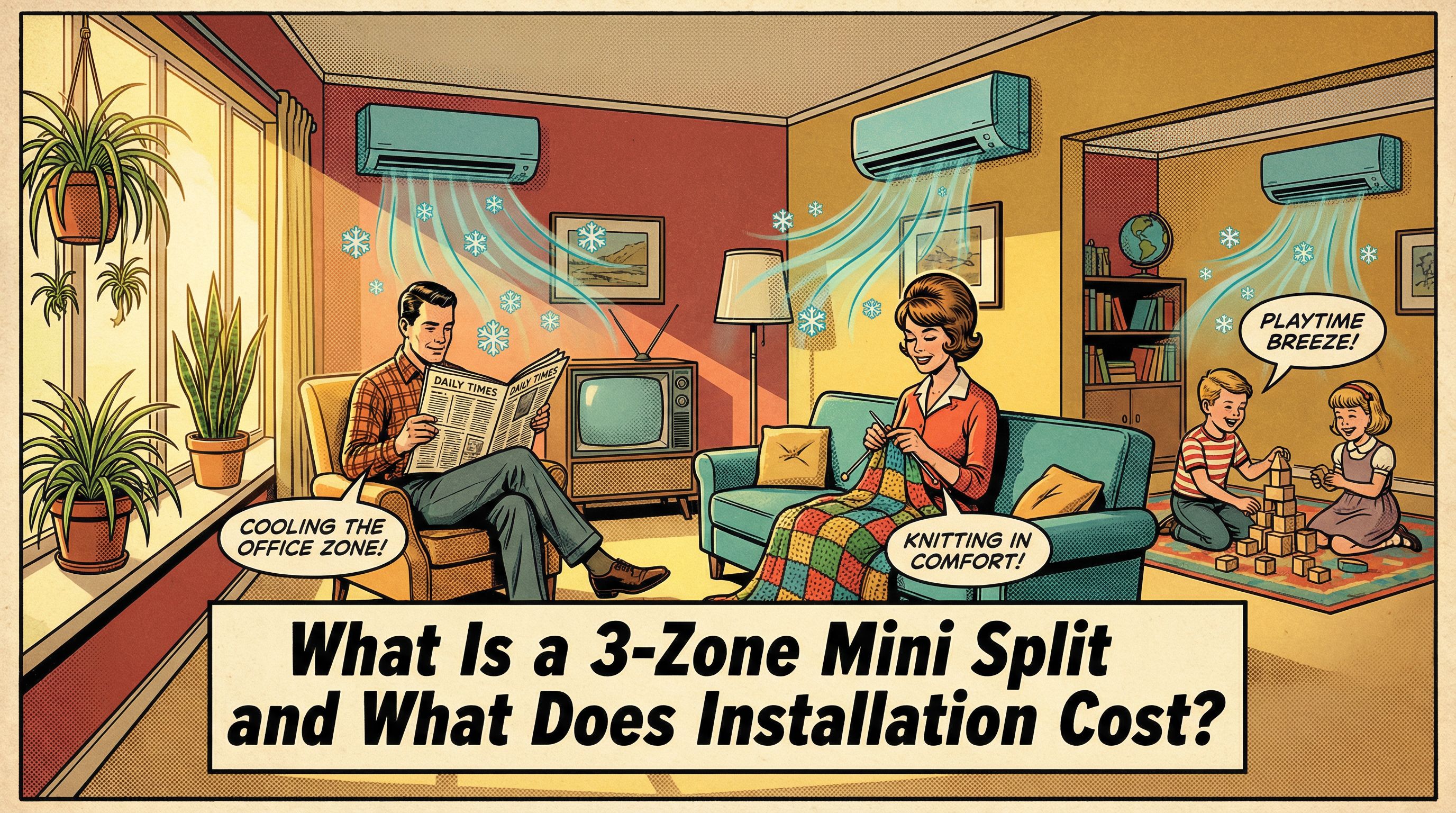 What Is a 3-Zone Mini Split & Installation Cost Guide For 2026