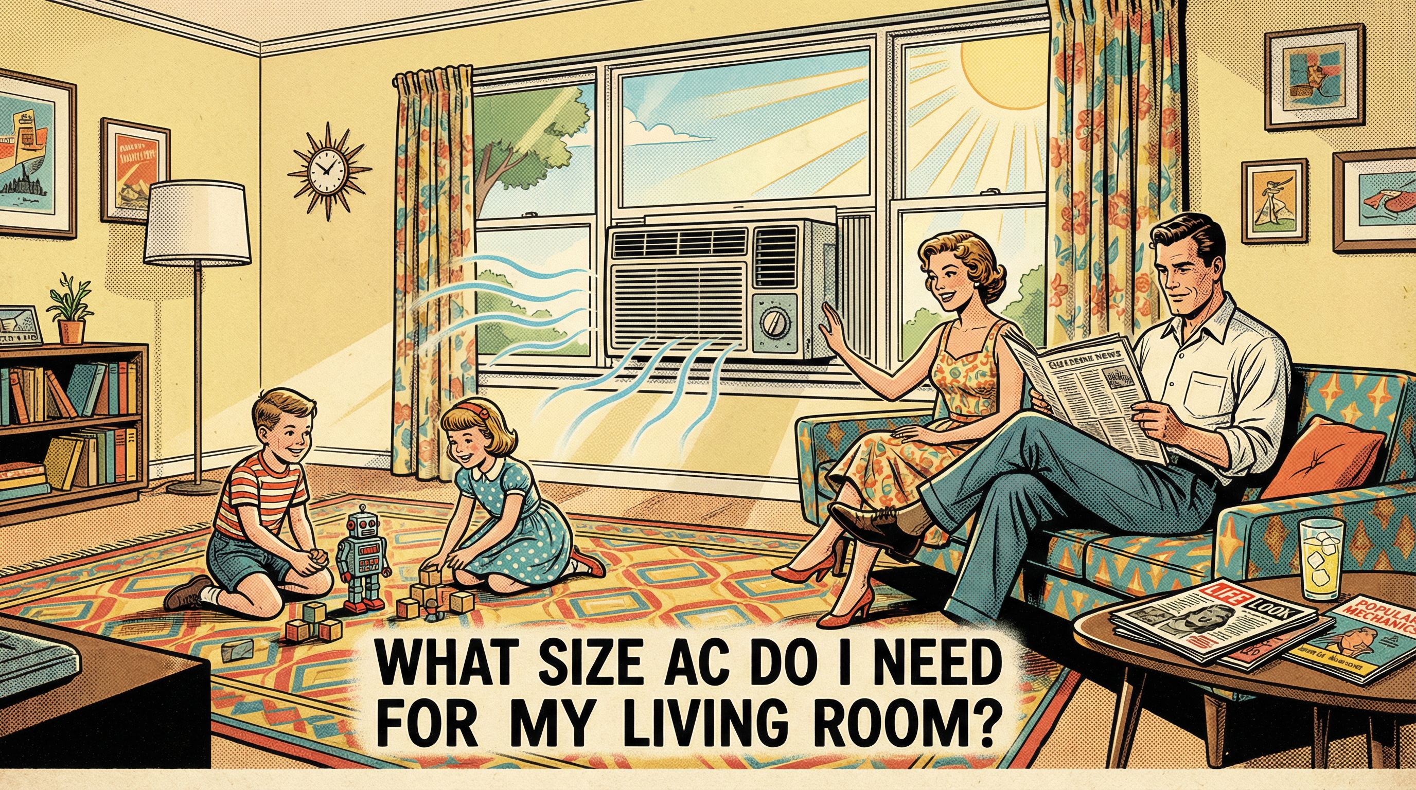 What Size AC Do I Need for My Living Room? BTU Guide For 2026
