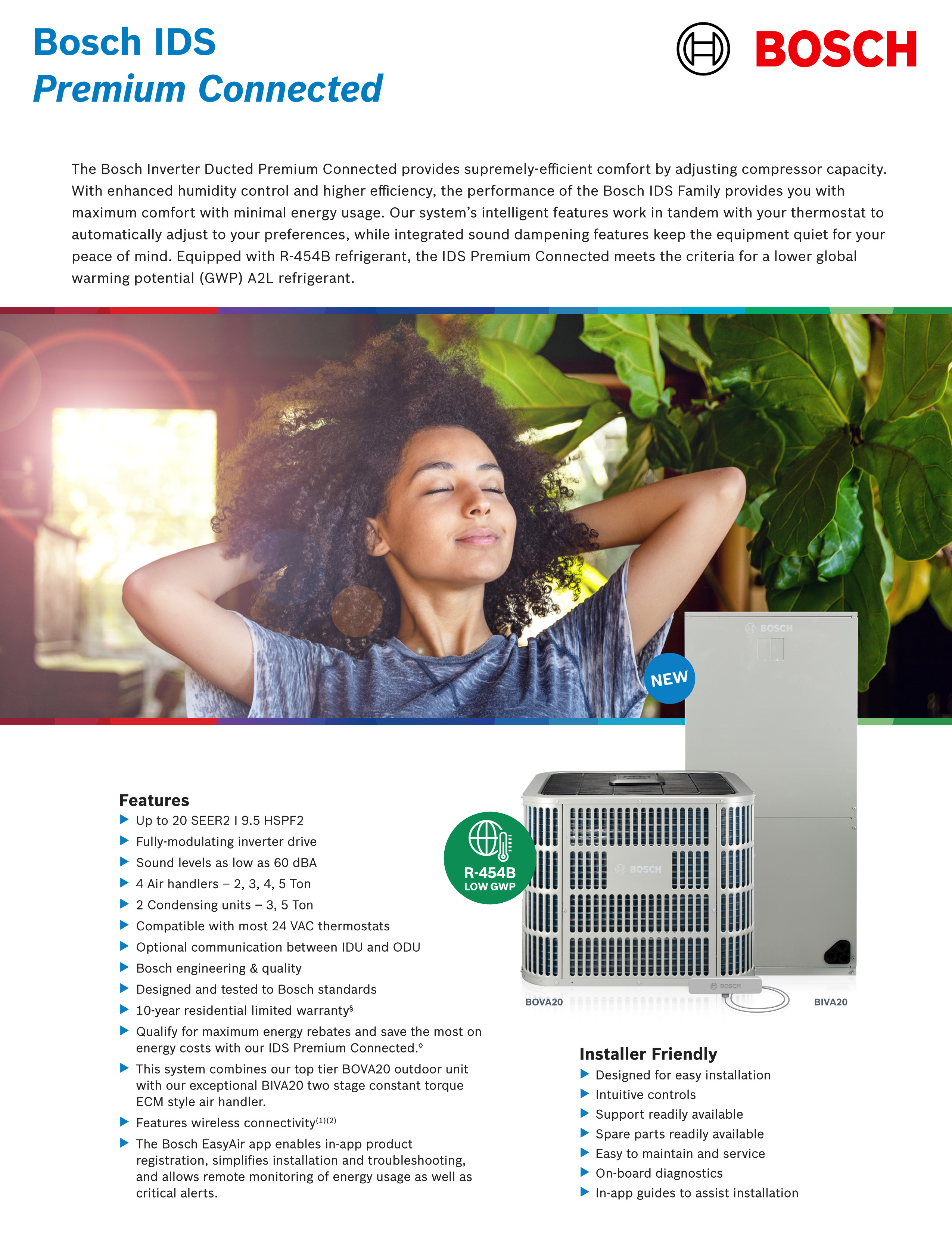 52184 | 4-5 Ton Bosch R-454B Premium Connected Heat Pump