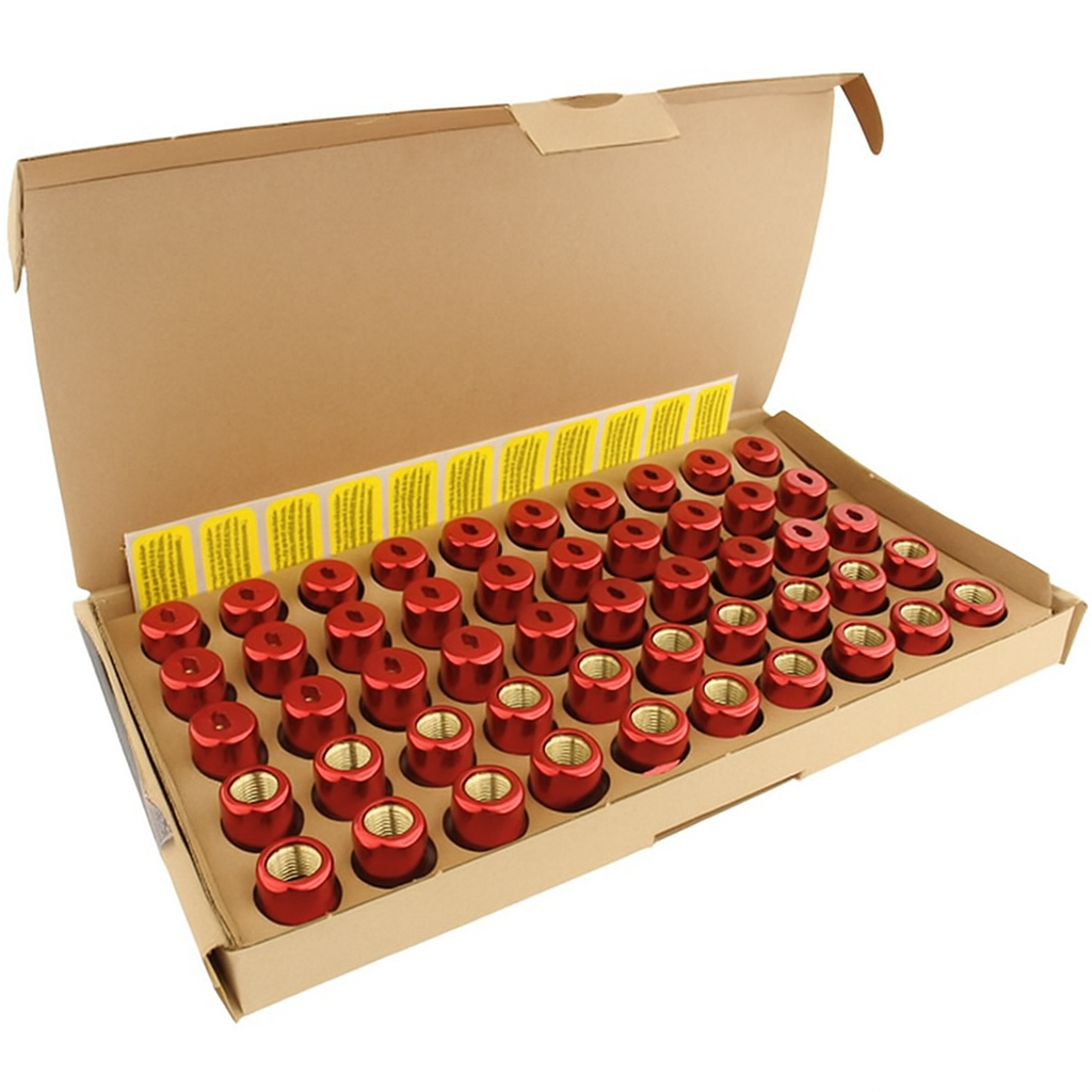 37359 | Novent Red Locking Caps 1/4in Thread A2L