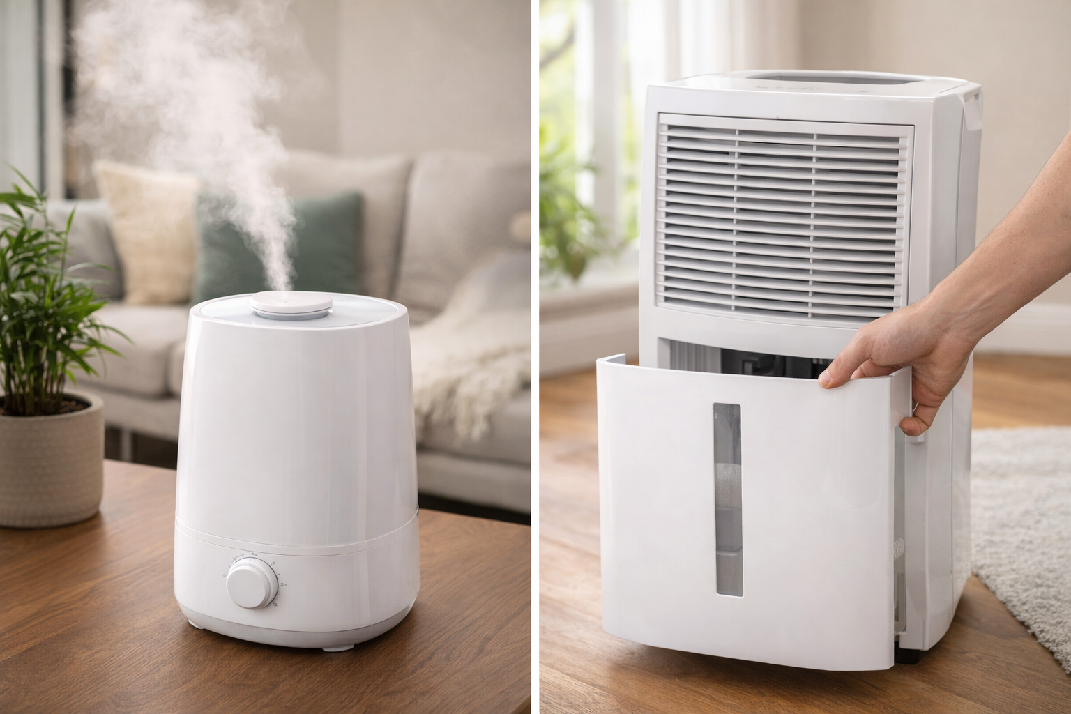 Humidifiers vs Dehumidifiers: Managing Indoor Comfort