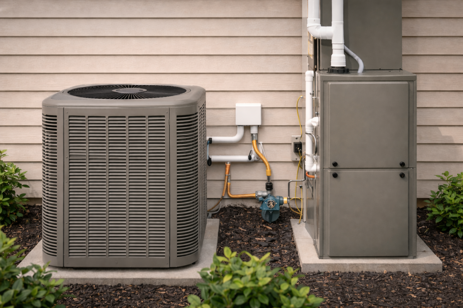 Raleigh Heating Choices: 4-Ton AC with Gas Furnace