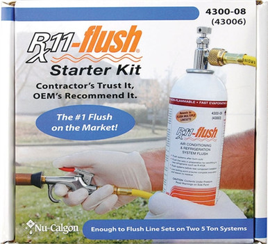 Nu-Calgon 140008 | NuCalgon HVAC Flush Kit 16oz 4300-08