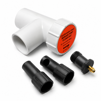 A/C Drain Line Easy Tee Service Kit & PVC Service Fitting