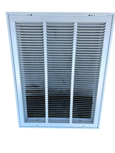 25 X 14 Air Return Filter Frame Stamped Face White PSFGW2514 - Indoor Comfort Supply