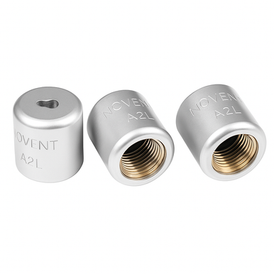 37362 | Novent Red Locking Caps 1/4in Thread A2L