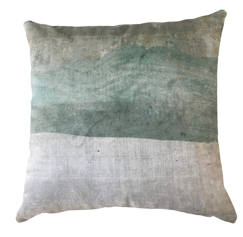 Cushion Cover - Abstract Landscape - Lakes Edge