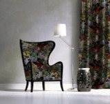 Fabric - Silver Wall Garden