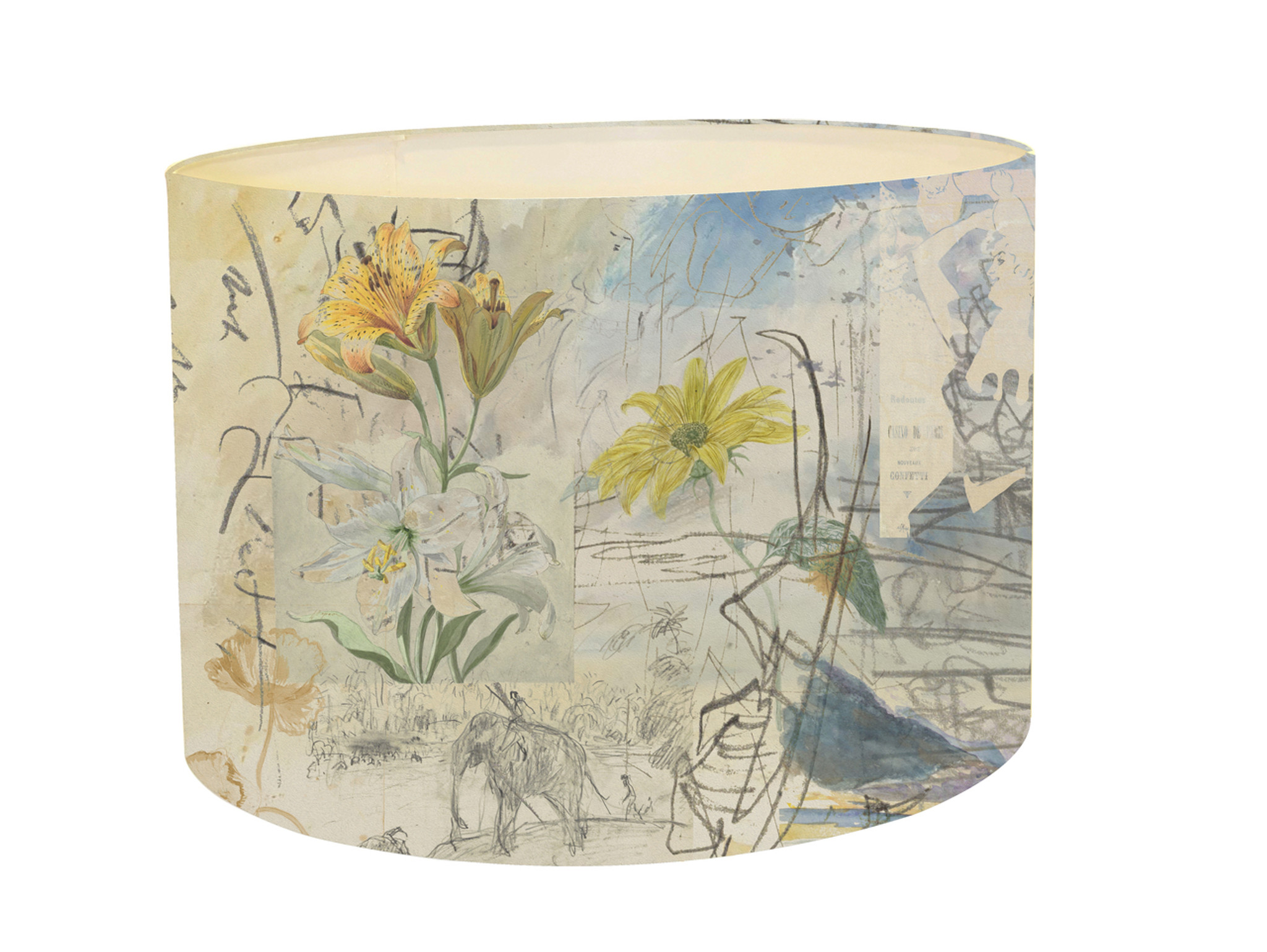 Lampshade - Urban Sketches - Moulin Girls