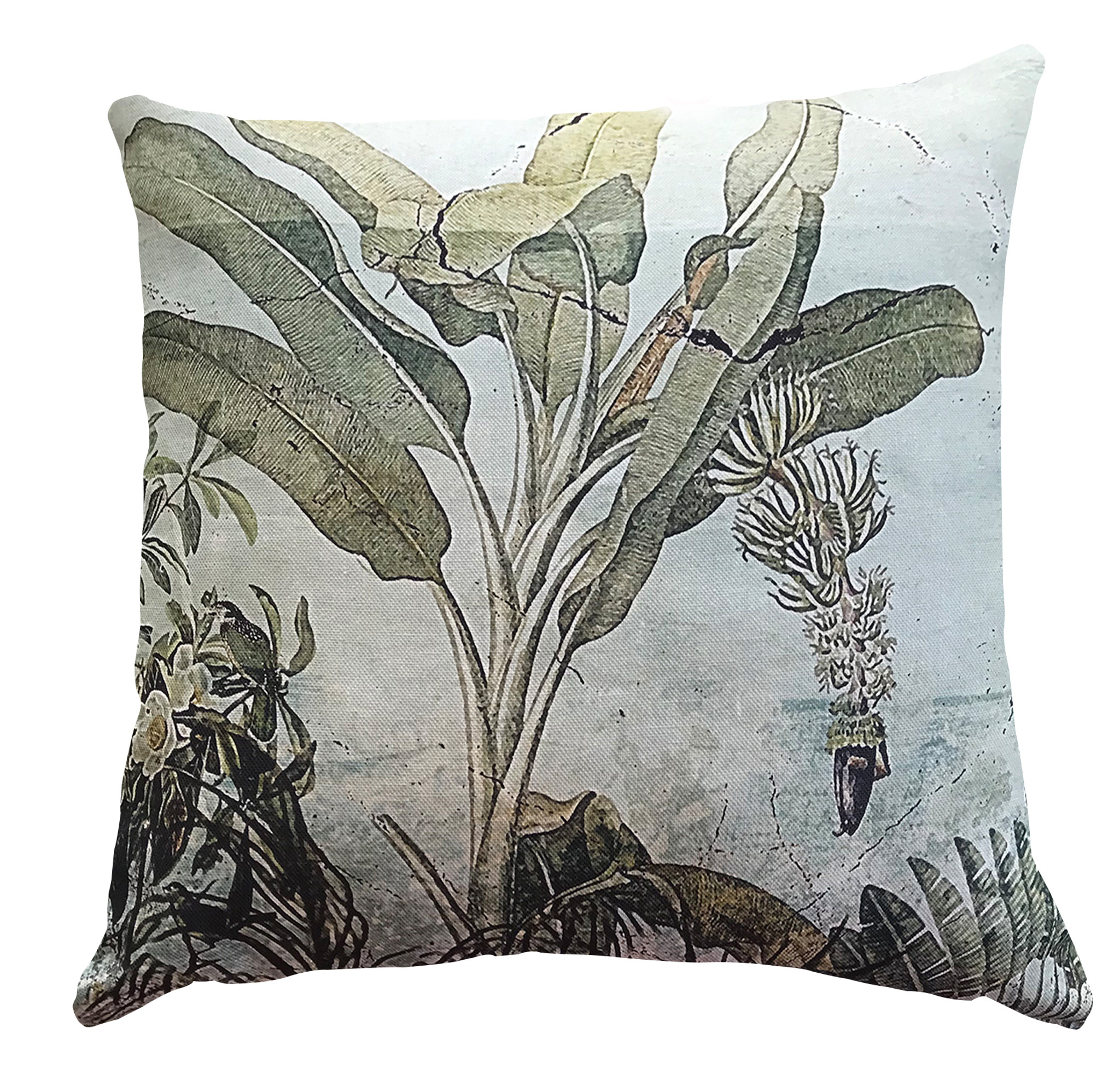 Cushion Cover - Fading Forest Tropical Palm