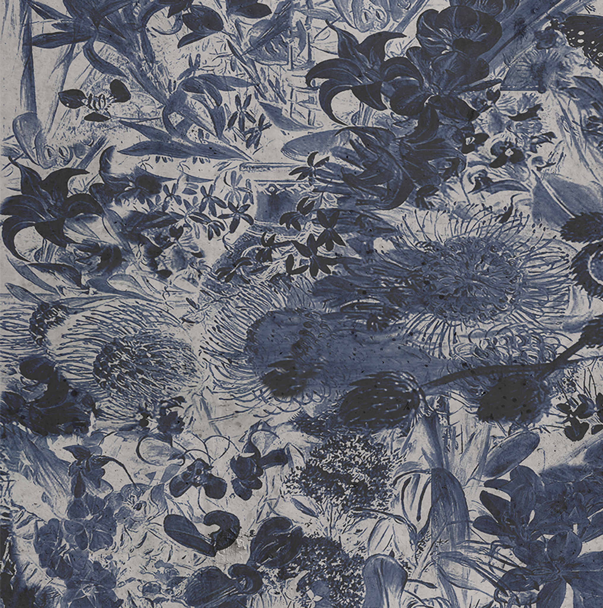 Fabric - Wildflowers - Inky