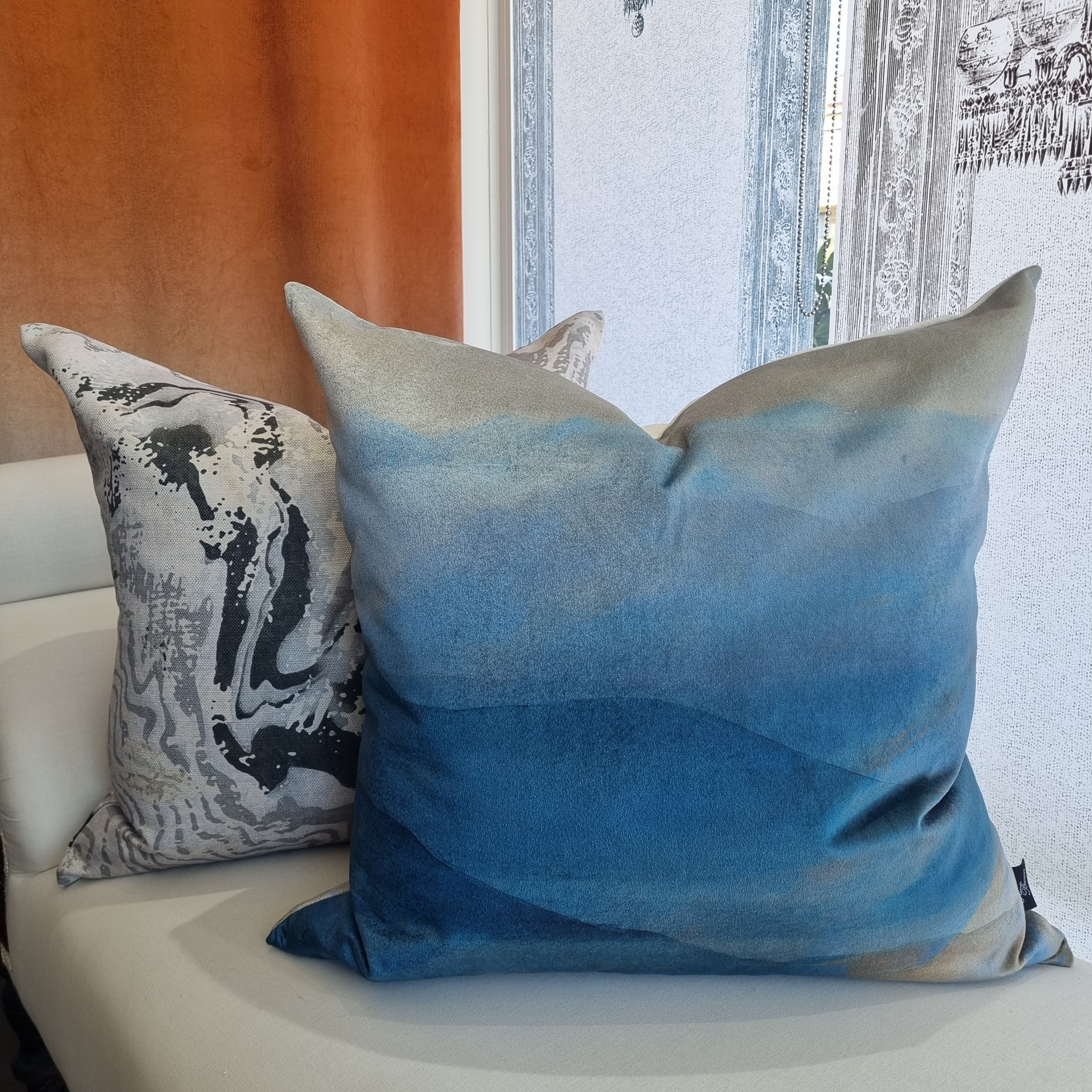  Cushion Cover - Under Construction - Poolside