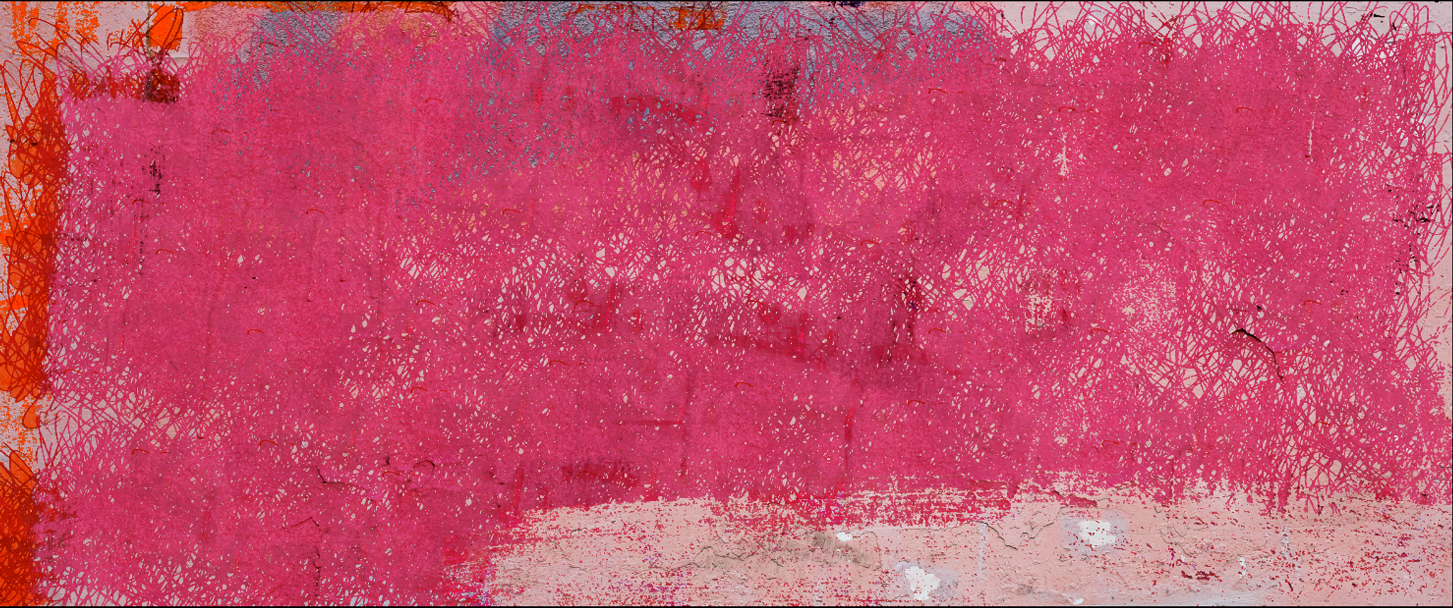 Wallpaper - Scribble - Pink