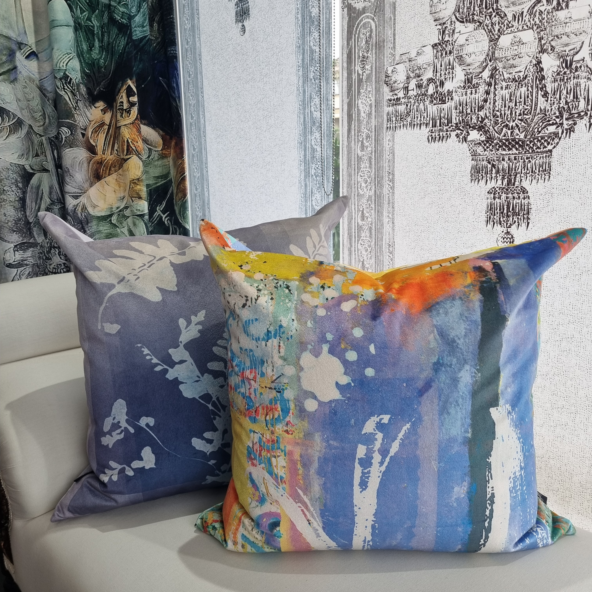 Cushion Cover - Famous Paintings - Fireworks