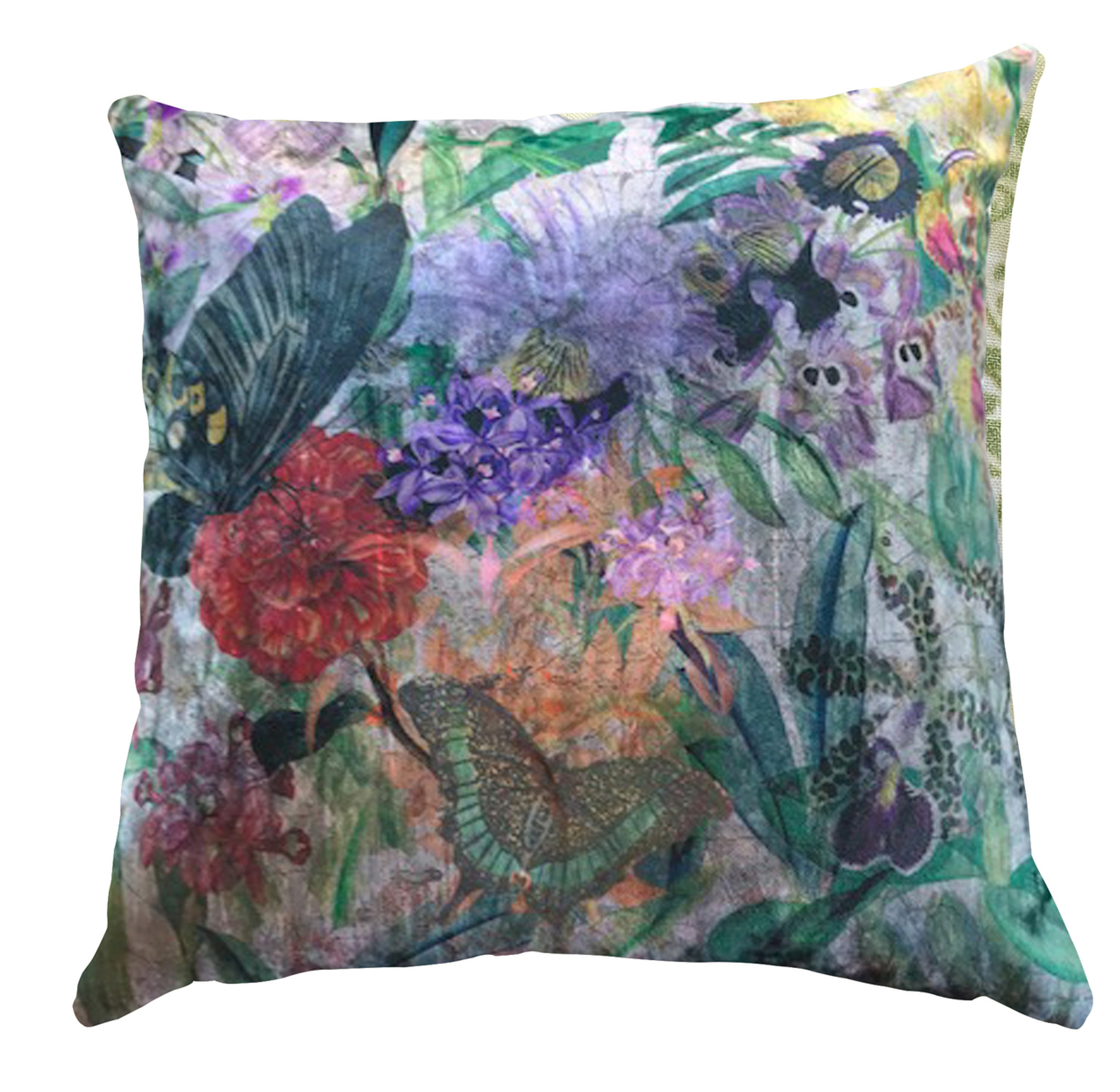 Cushion Cover - Silver Walled Garden