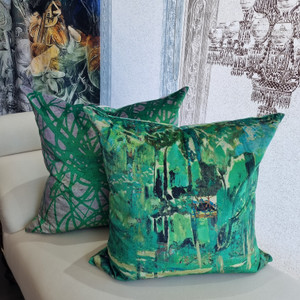 Cushion Cover - Fauve Forest - Green 