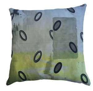 Cushion Cover - Geometrico - Lime Rings