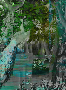 Wallpaper - Woven Magic- Tapestry Green