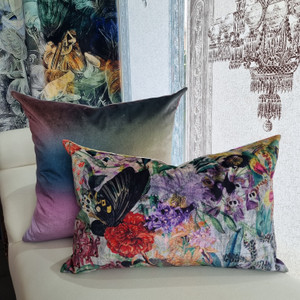 Cushion Cover - Silver Walled Garden