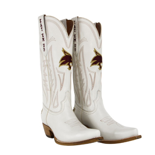 Gameday Women's Ivory Boot Texas State University
