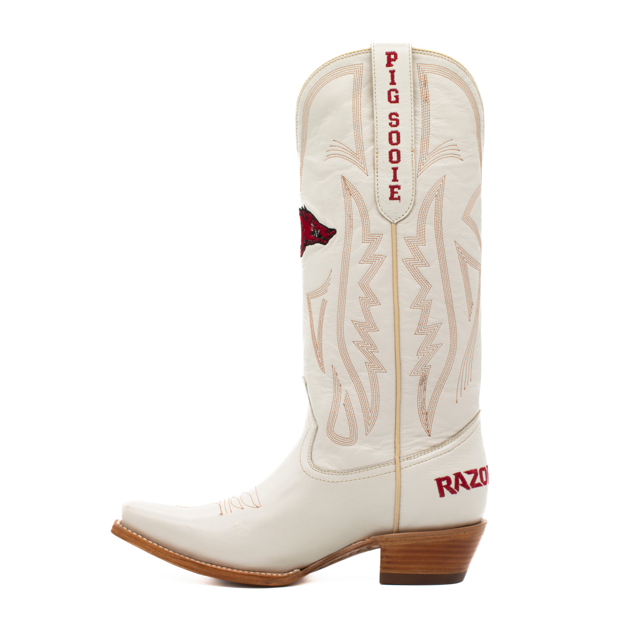 Gameday Women's Ivory Boot - University of Arkansas