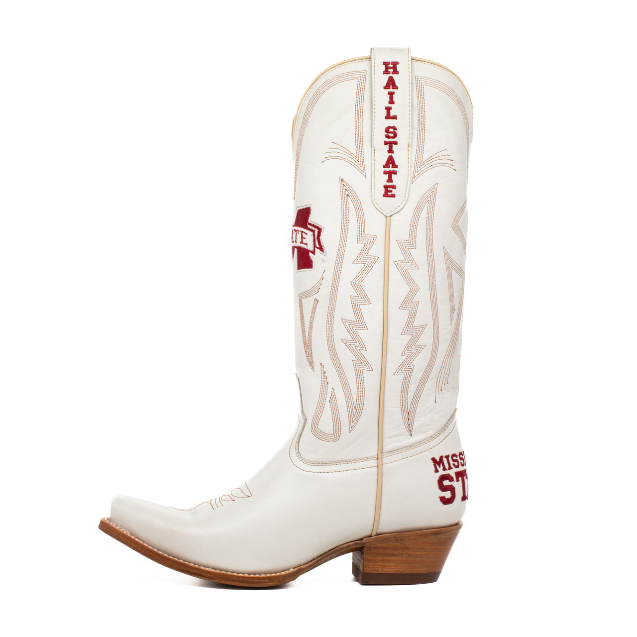 Gameday Women's Ivory Boot - Mississippi State University