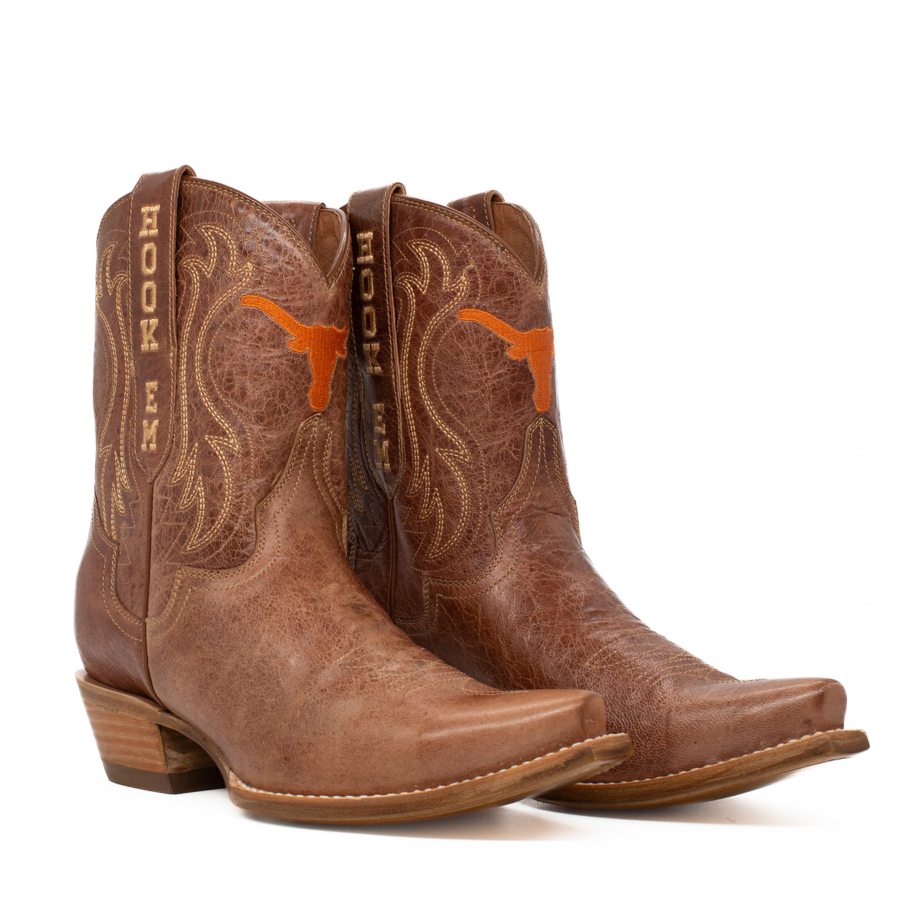 Sarah - Gameday Women's Shorty Western Boot - Texas Longhorns