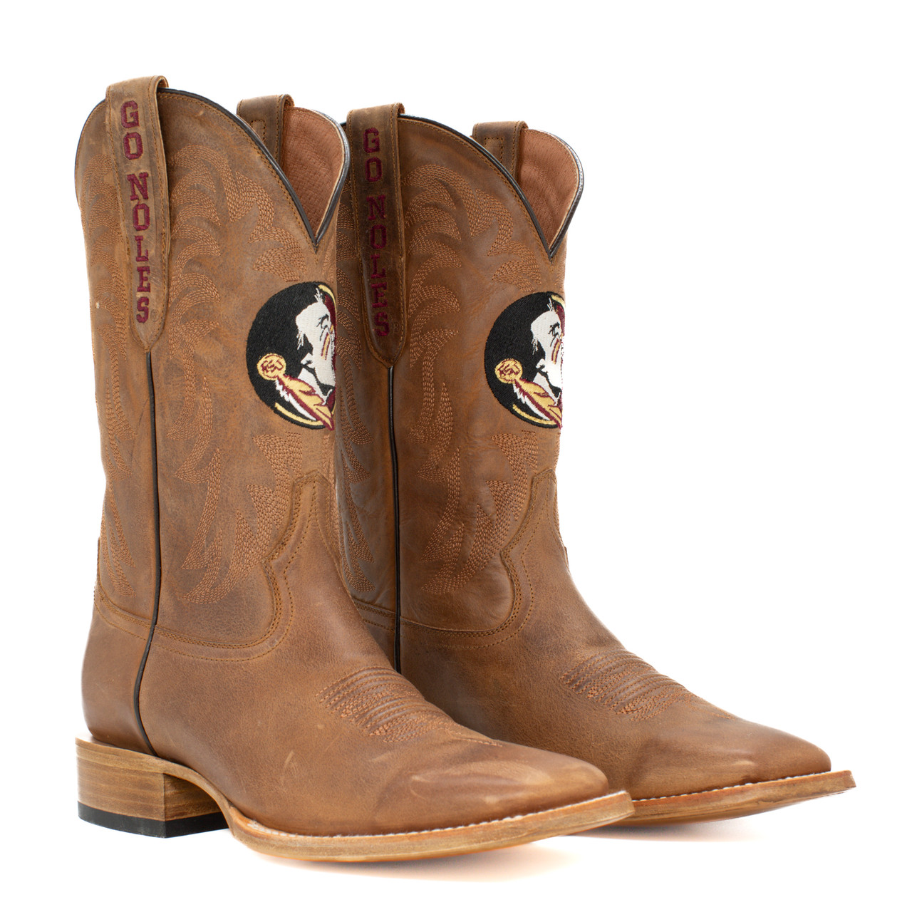 完売 YELLO MAVERICK SHORT BOOTS ウエスタンブーツ Maverick - Gameday Men's Square Toe Western Boot - Florida State
