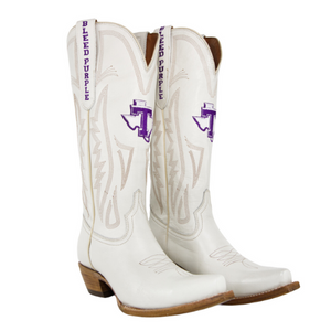 Carrie - Gameday Women's Ivory Western Boot - Tarleton State Texans Carrie - Gameday Women's Ivory Western Boot - Tarleton State Texans