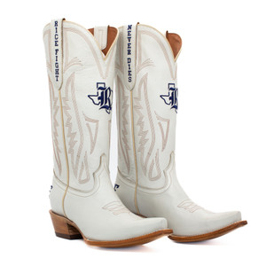 Carrie - Gameday Women's Ivory Western Boot - Rice Owls Carrie - Gameday Women's Ivory Western Boot - Rice Owls