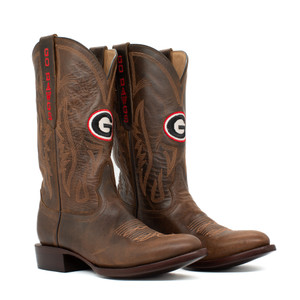 Shane - Gameday Men's Medium Round Toe Western Boot - Georgia Bulldogs