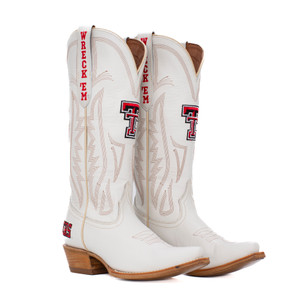 Carrie - Gameday Women's Ivory Western Boot - Texas Tech Red Raiders Carrie - Gameday Women's Ivory Western Boot - Texas Tech Red Raiders