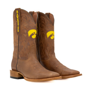 Maverick - Gameday Men's Square Toe Western Boot -  Iowa Hawkeye