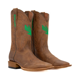 Maverick - Gameday Men's Square Toe Western Boot -  North Texas Mean Green